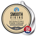 Smooth Viking Hydrating Fiber Cream for Men - Hair Gel with Flexible Styling, 2oz - Improves Hair Health, Natural Scent, Minimal Shine, Dairy-Free - Hair Fiber for Damaged & Thinning Hair