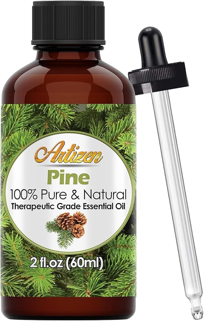 Artizen Pine Essential Oil 2 Fl Oz (2oz) – Pure Essential Oil for Diffusers, Candles, DIY Blends, and Home Fragrance