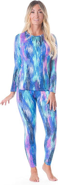 Rocky Thermal Underwear Women Long Johns Womens Thermals Top Bottom Set Fleece Lined Under Wear Clothes Base Layer Thermals