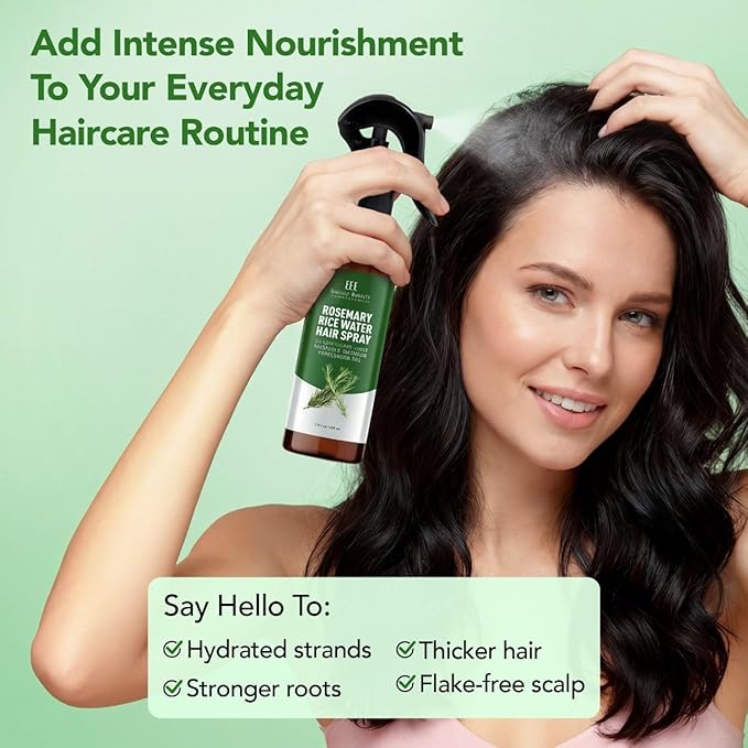 Botanic Hearth Rosemary Hair Growth Water Spray 6.8 fl oz, Korean Hair Care Oil for Scalp Detox, Hydration for Thinning Hair | Anti-Itch, Anti-Flake, Sulfate & Paraben Free