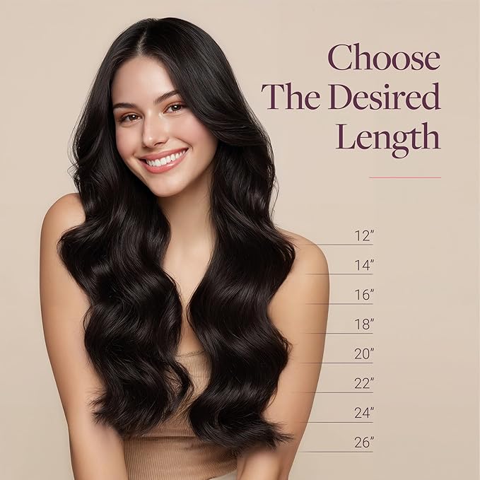GOO GOO Clip in Hair Extensions Real Human Hair, Remy Human Hair Extensions Clip ins for Women, Natural Human Hair, 22inch 150g 9Pcs, 1C Mocha Brown