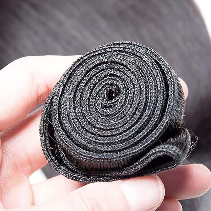 30 Inch Color 1B Human Hair Bundles Natural Color Body Wave Bundles Grade 8A Peruvian Virgin Remy Hair Extensions Double Weft Remy Hair Weave 300g
