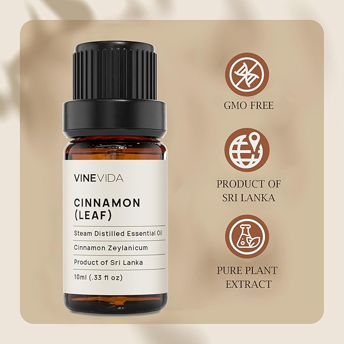 VINEVIDA Citronella Java Essential Oil 10 mL - Undiluted Citronella Oil 10 mL - Citronella Candle Oil Scent - DIY Candle Scents for Candlemaking - 10 mL Essential Oil for Soap Making Safe for Skin