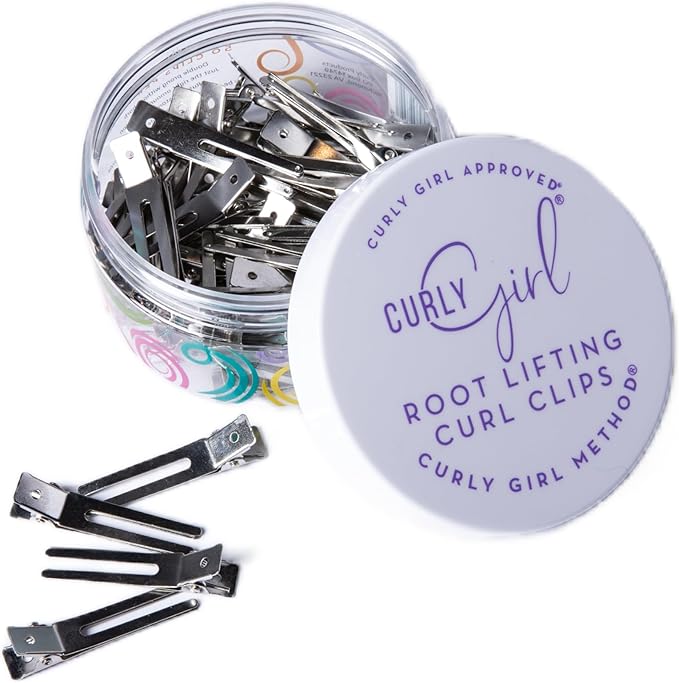 Curly Girl® 50 Double Prong, Root Lifting Hair Clips for Adding Volume to Curly Hair