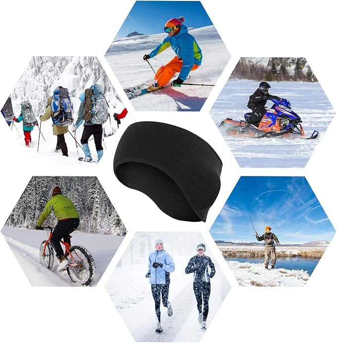 Ear Warmer Headband - Winter Ear Cover Running Ear Muffs for Men and Women