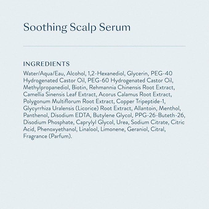 eSalon Soothing Scalp Serum with Biotin and Copper Tripeptide, Antioxidant-Rich Formula, 1 fl oz