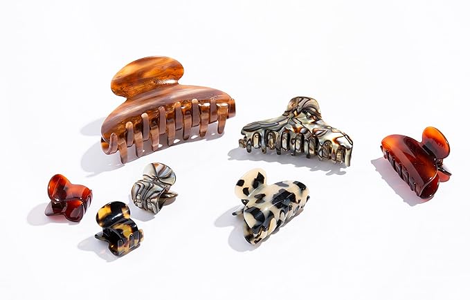 France Luxe Mini Oval Claw Clip - Alba