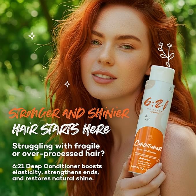621 by Kika Nieto Coconut Oil Conditioner, Detangler & Anti-Frizz Treatment for Thinning, Damaged or Color-Treated Hair, Deep Conditioning Formula, 16 oz