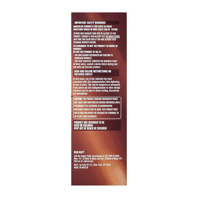 Clairol Nice'n Easy Perfect 10 Permanent Hair Dye, 6R Light Auburn Hair Color, Pack of 1
