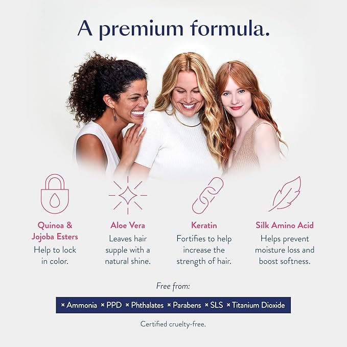 eSalon Permanent Hair Color & Hair Dye Kit - Dark Blonde - Professional-Grade Ammonia-Free Colorist for Up To 100% Gray Coverage on All Hair Types