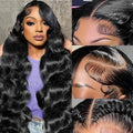 AMIRTY 250 Density 13x6 Lace Front Wigs Human Hair Pre Plucked Real Virgin Human Hair Wig Invisilbe Hairline Tiny Knots Body Wave HD Lace Frontal Wigs 3X Longer Lifespan 28 Inch