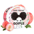 Edge Control Wax for Women Strong Hold Non-greasy Edge Control Smoother Edge Wax, Edge Wax Styling Gel Edge Control for Black Hair No Flaking, White Residue, Shine and Smooth 4oz (Sweet Peach)