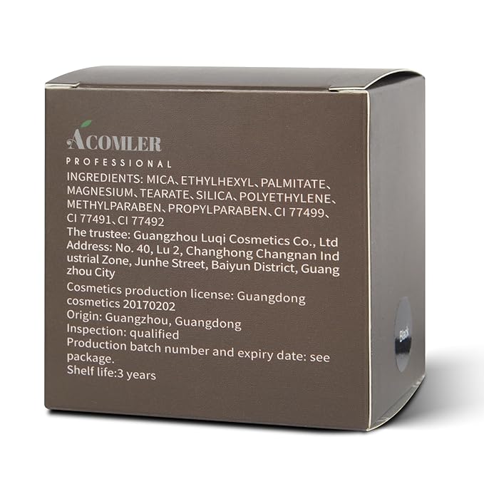 Acomler Root Touch Up Hair Color, Instantly Root Touch Up, Talc-Free Hairline Powder for Thinning, Instantly Gray Hair Cover Up, Hair Powder for Women Men, Includes Makeup Brush (Dark Brown, 0.42oz)