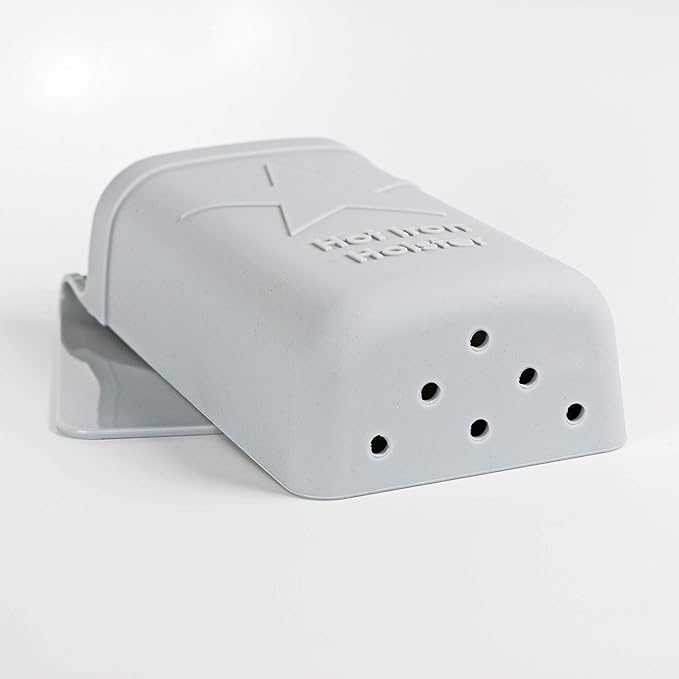 Hot Iron Holster | Adhesive-Free Silicone Storage Pocket for Organization and Travel | Heat Resistant to 500°F | Ideal for Curling Irons, Hair Straighteners, and other Hot Tools