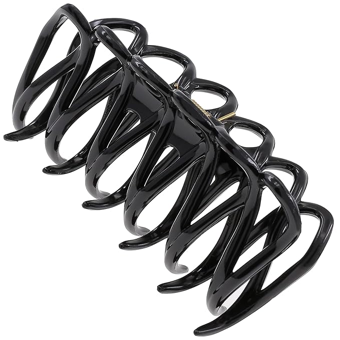 Camila Paris CP3521 French Large Hair Clips for Women Thick Hair for Long Wavy Curly Hair, Girls Hair Claw Clips Styling Big Hair Clip for Thick Hair, Strong Hold No Slip Grip Claw Clip Made in France