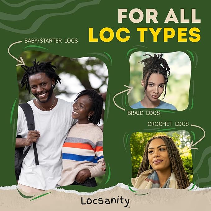Locsanity Daily Moisturizing Spray for Dull, Dry Locs – Trial Size Passion Fruit Hair and Scalp Moisturizer for Dreadlocks, Sisterlocks, Microlocks, Braids to Control Oil and Frizz (4 fl oz)