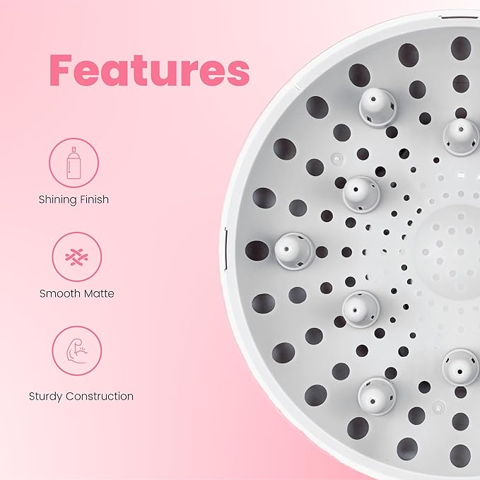 Universal Hair Diffuser “Super Sturdy” 1.7 Inch to 2.6 Inch for Natural Curly and Wavy Hair, Hair Dryer Attachment (Lavender)