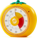 Visual Timer for Kids, 60-Minute Countdown Timers for Classroom Office Kitchen with Silent Operation, Kids Timer for Teaching with Cute Design, 4-Color Zone Pattern Pomodoro Timers