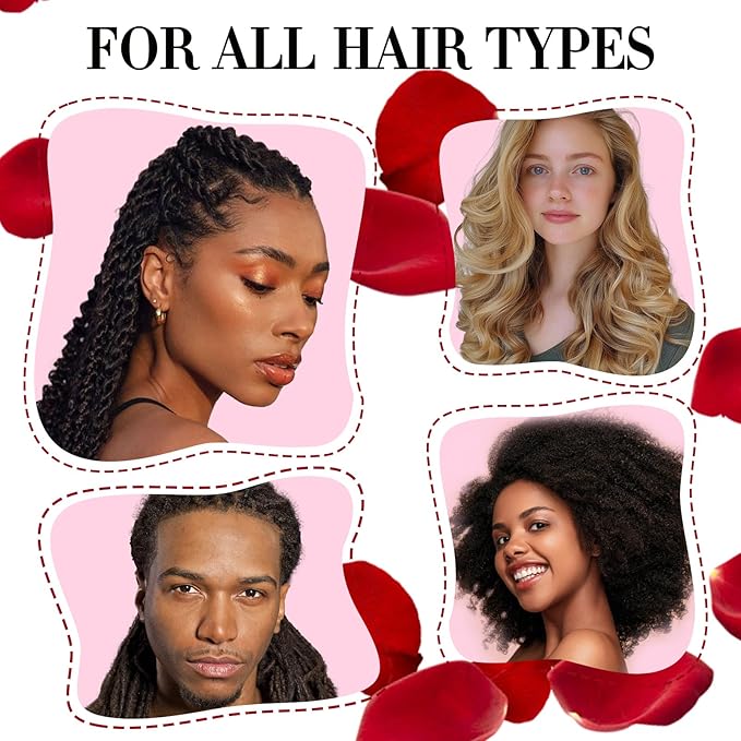 Rose Water for Hair Moisturizing Refreshing Spray for Locs - Rose Water and Peppermint Hair Scalp Moisturizer Hydrating Dreadlock Spray to Nourish Prevents Dry Natural Loc Care and Maintenance 250ML
