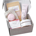 Natural Amor Spa Gifts for Women,Luxurious Rose Scent Bath gift for her, 6pc Bath & Body gift including Soap Bar, Bath Bomb, Bath Salt