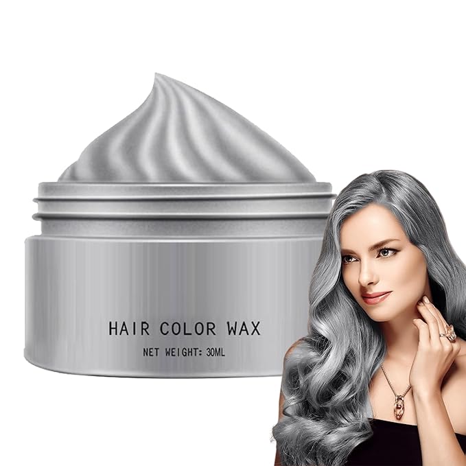 Hair Color Wax - 30ml Temporary Washable Hair Dye, Style and Color Easily for Women Men Teens and Kids, Styling Cream for Parties Cosplay Halloween, Vibrant Fun Colors Easy to Apply Wash