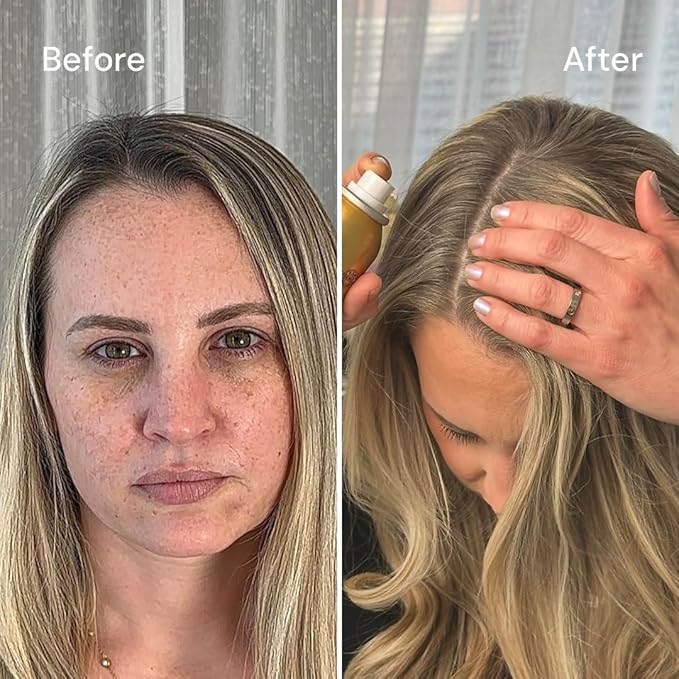 Root Touch Up Spray for Light Blonde Hair by Style Edit | Temporary Hair Color for Dark Roots, Highlights and Thinning Areas | 0.75 oz Travel Size