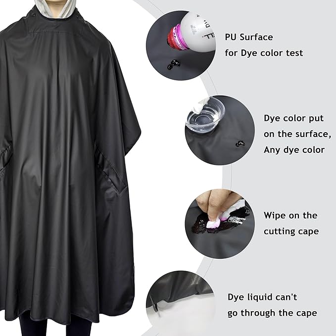 Professional Hair Chemical Hair Shawl Waterproof Bleach Proof Hair Color Dye Shawl