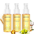 Olive Oil Serum for Frizz Control, Hair Repair Serum,24K Gold Argan Oil Coconut Oil Olive Oil and Vitamin E for Split Ends Hair Treatment, Add Shine, 3 Pack