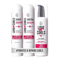 Love Ur Curls - Shampoo & Conditioner Set with All in One Curl Cream Styler for Curly Hair, 3 Step System for Repair and Moisturizing