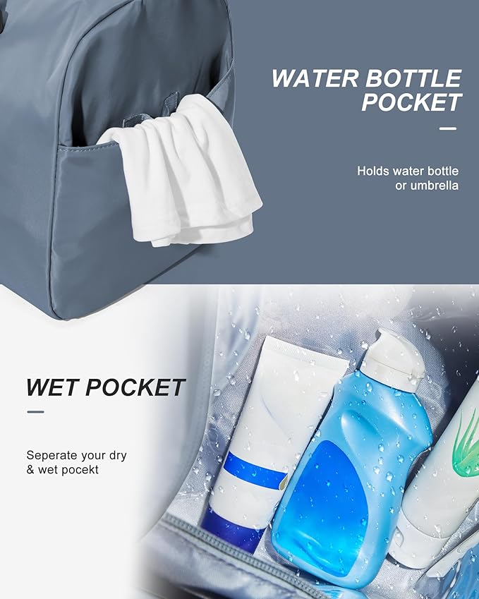 Gym Bag Womens,Travel Duffel Carry on Bag Sport Tote Bag Weekend Overnight Bag