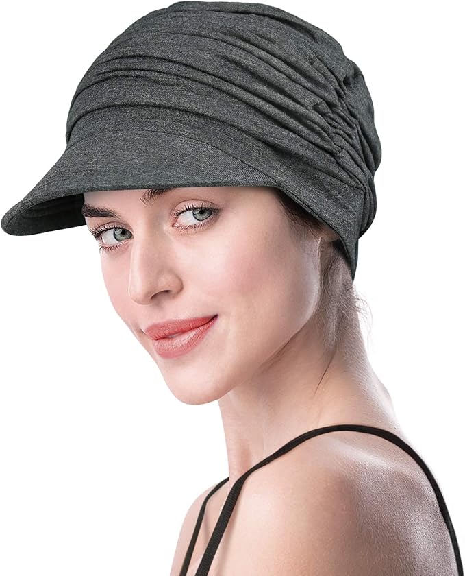 Soft Bamboo Baseball Cap for Chemo Women