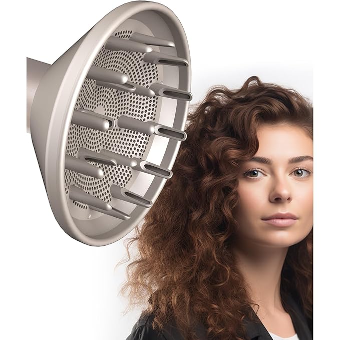 Diffuser Attachment for Shark Hair Dryer HD542, HD732, HD731, HD332, HD331, HD301, Styling Tool for Wavy, Curly, Coily Hair, Enhance Natural Curls Accessories for Blow Dryer Styler