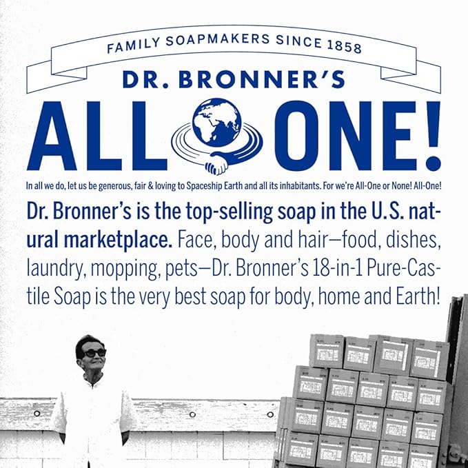 Dr. Bronner's - Organic Hair Crème (Peppermint, 6 Ounce) - Leave-In Conditioner and Styling Cream, Made with Organic Oils, Hair Cream Supports Shine and Strength, Nourishes Scalp, Non-GMO