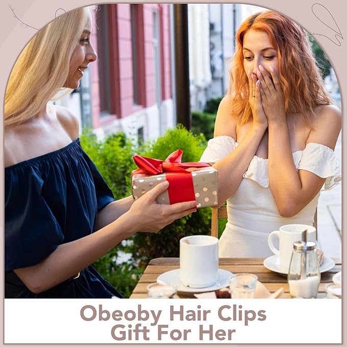 12 Pcs No Bend No Crease Hair Clips, Hair Clips Barrettes for Styling for Women Girls Makeup Accessories, Classic