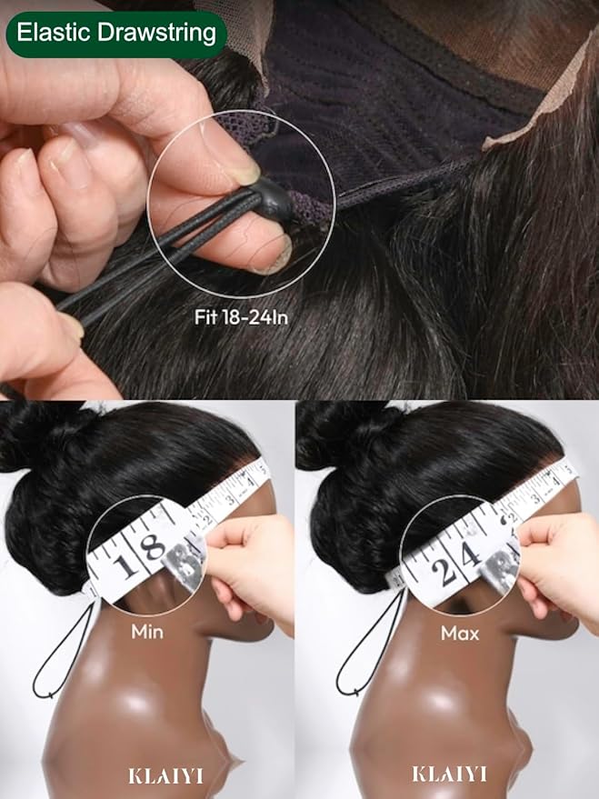 KLAIYI HD Real Scalp Wig 13x4 Lace Frontal Human Hair Wig Loose Body Wave with Face Framing Curtain Bangs Pre Everything Glueless 3S Wear and Go Precut Lace Pre Plucked Pre Bleached 180%Density 26Inch