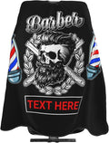 Custom Barber Cape for Men Personalized Professional Hair Cutting Cape with Text for Home Salon Barbershop