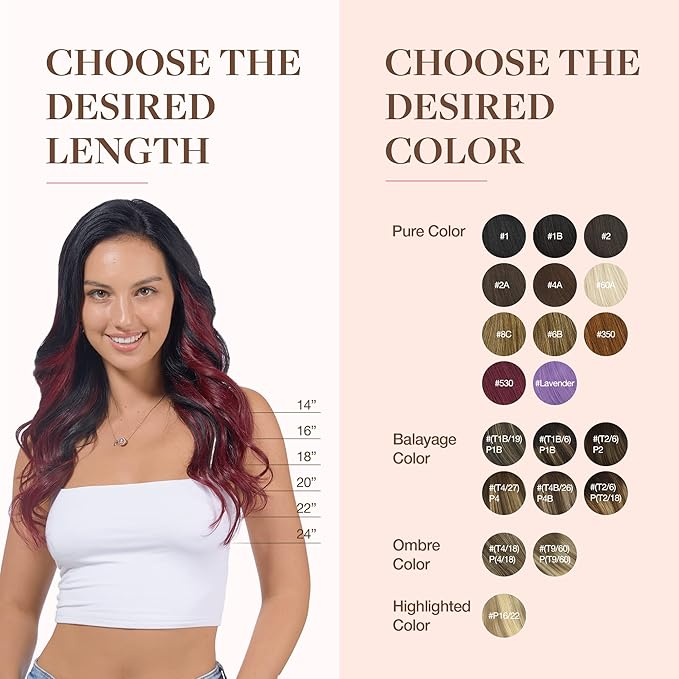 GOO GOO Clip in Hair Extensions Real Human Hair, Remy Human Hair Extensions Clip ins for Women, Natural Human Hair, 18inch 120g 7Pcs, 530 Burgundy
