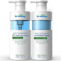Dr.Healdy Anti-Dandruff Shampoo and conditioner set-2% Salicylic Acid,Stop Flaky and Itchy Scalp – Sulfate Paraben Free, Intense Care for Women and Me 13.6 FL Oz (Pack of 2)