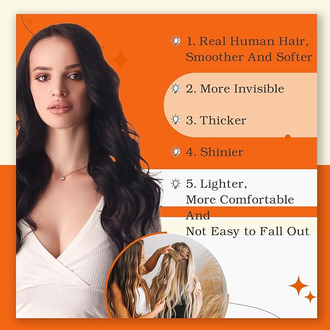 Full Shine Tape ins Human Hair Extensions Color 1 Jet Black Tape in Hair Extensions Invisible Straight Remy Skin Weft 22Inch Soft Silky Extension 100G 40Pcs for Women Natural Look
