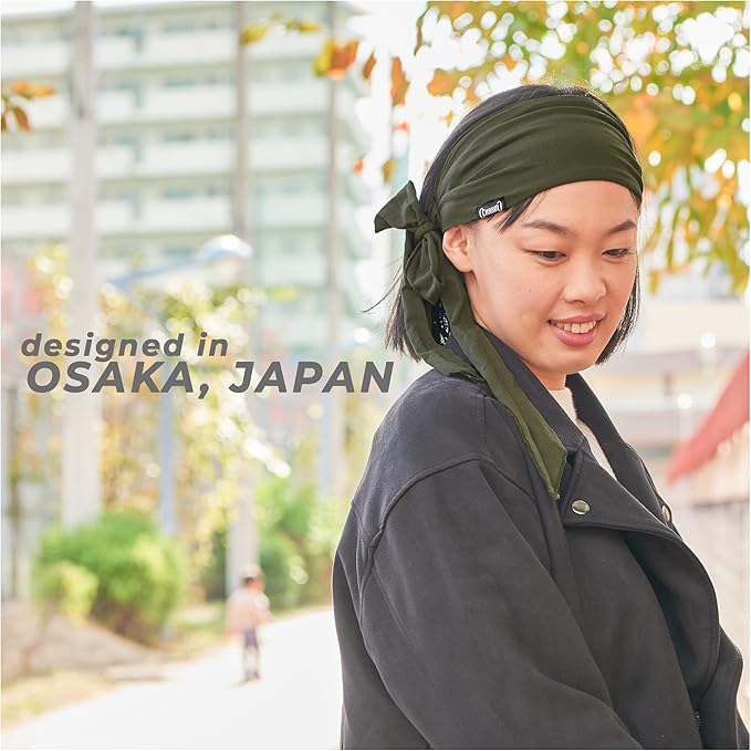 CHARM Japanese Headband Pirate Bandana - Men Ninja Head Wrap Women Hair Band