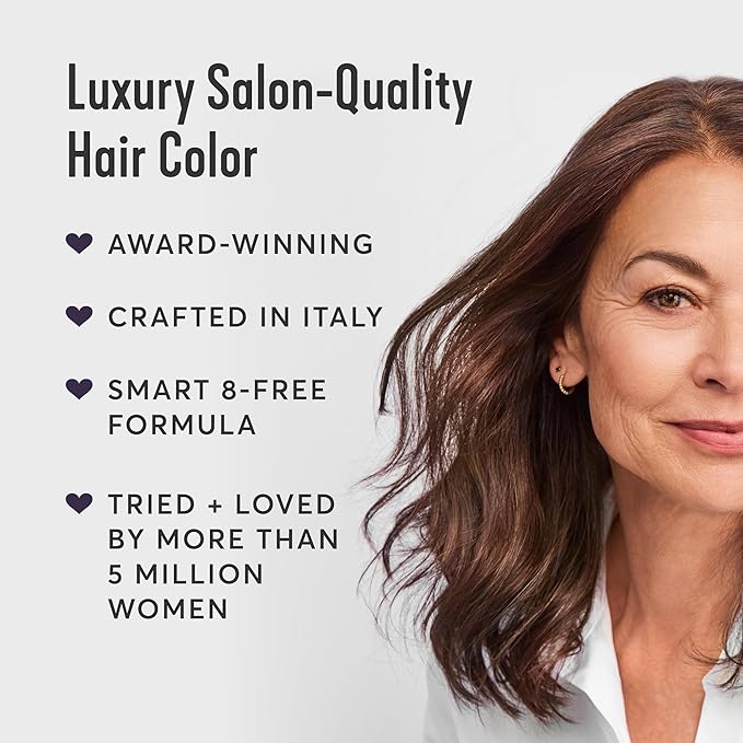 Madison Reed Radiant Hair Color Kit - 7.5NNA Light Neutral Brown (Umbria Brown), 100% Gray Hair Coverage Permanent Hair Dye for Resistant Grays | PPD-Free & Ammonia-Free, 2 Pack