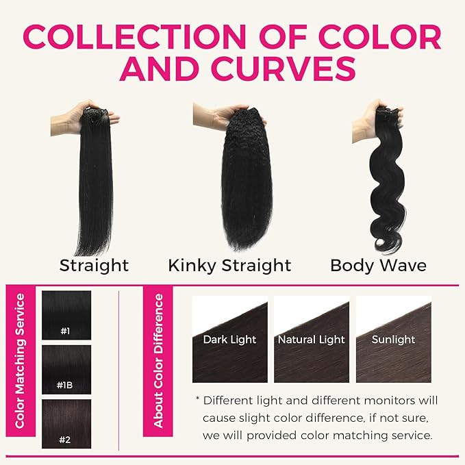 Lashey Clip in Hair Extensions, Straight 16 Inch 7pcs #2 Dark Brown Remy Human Hair Extensions Natural 120g Thick Clip in Hair Extensions for Black Women