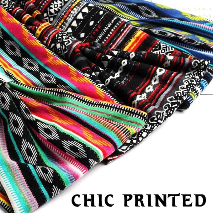 Boho Headbands Wide Knot Hair Band Elastic Turban Head Band Stretch Twist Head Wraps Fashion Hair Accessories for Women 3 Pcs (Set A)