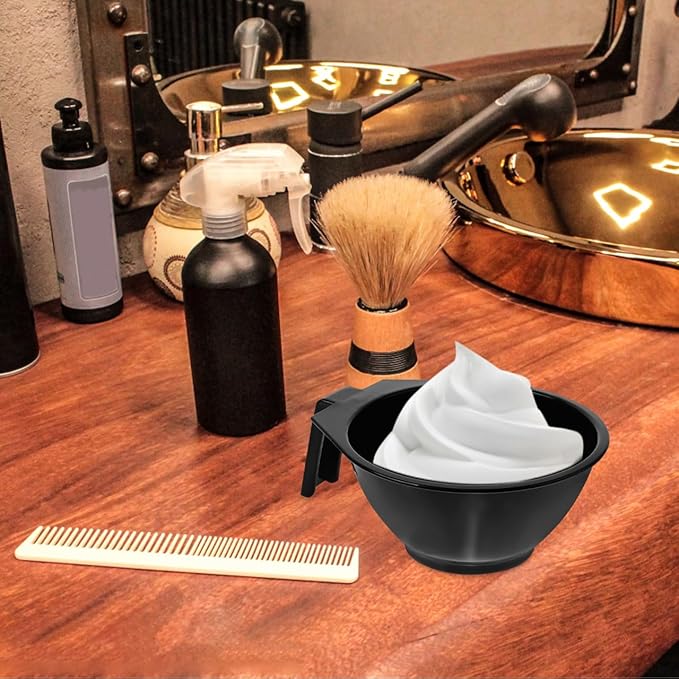 NOLITOY 5pcs Hair Mixing Bowl for Stylist Hair Tinting Dye Mixing Bowl Handles Sturdy Plastic for Professional
