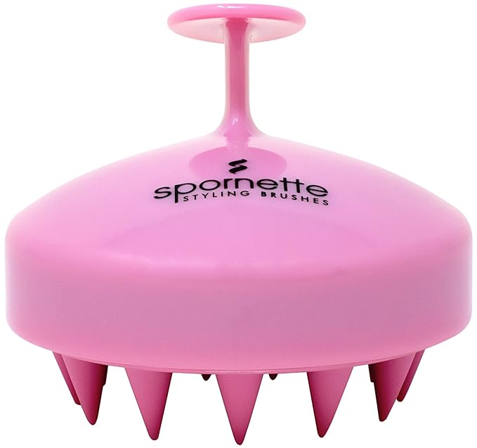 Spornette Scalp Massager Shampoo Brush Pink