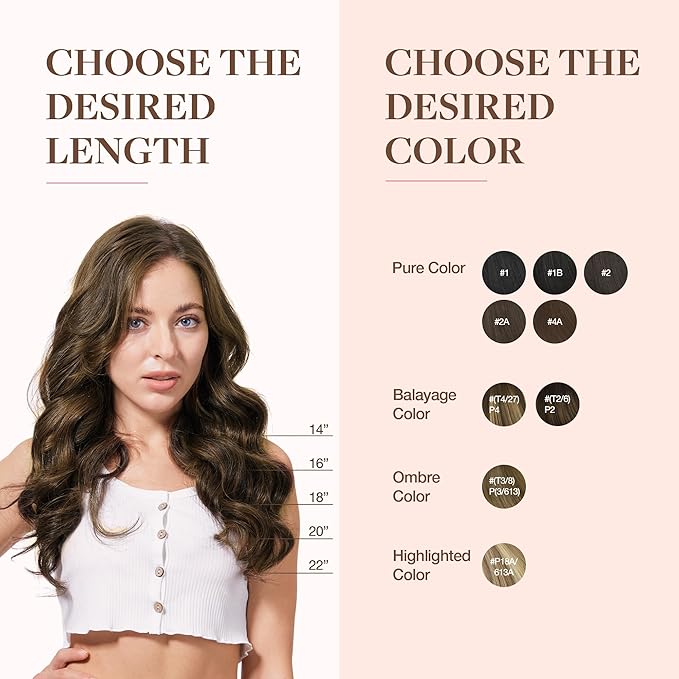 GOO GOO Clip in Hair Extensions Real Human Hair, Remy Human Hair Extensions Clip ins for Women, Natural Human Hair, 18inch 110g 7 Pcs, #2/6 Dark Brown Highlighted Chestnut Brown