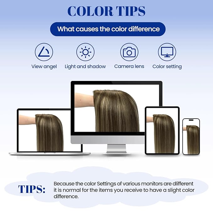 WORLDSTAR Hair Toppers for Women Real Human Hair No Bangs 6 * 7 Inch Base 12 Inch 55g #4/27/4 Balayage Chocolate Brown Ombre Caramel Brown Toppers Hair Pieces 150% Density (tp#4/27/4-12)
