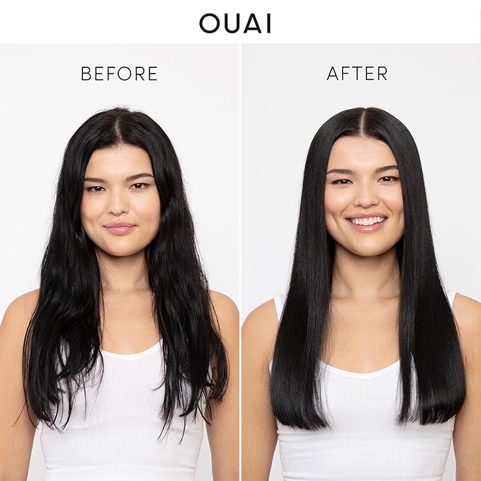 OUAI Fine Hair Shampoo, Conditioner, and Treatment Masque Set - Volumizing, Strengthening, Repairing - 3 Count (10oz Shampoo, 10oz Conditioner, 8oz Masque)