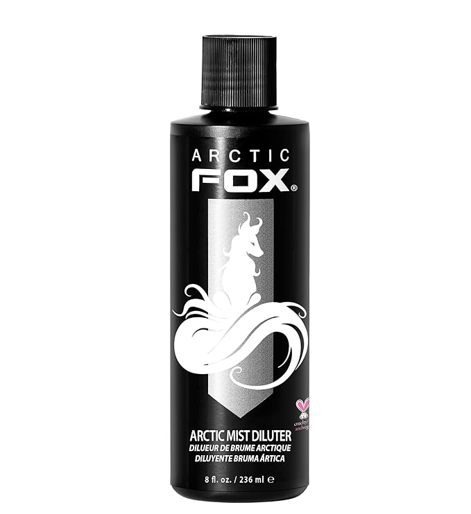 ARCTIC FOX Vegan and Cruelty-Free Semi-Permanent Hair Color Dye (8 Fl Oz, ARCTIC MIST DILUTER)
