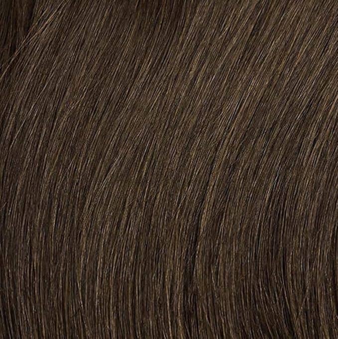 Luxy 100% Remy Human Hair – Halo Clip-In Hair Extensions –Natural Looking Volume & Length - One-Piece - Easy 5-Min Application 140 grams 20" Medium Natural Brown